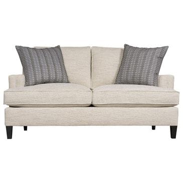 Bernhardt Addison Stationary Loveseat in White and Cream, , large