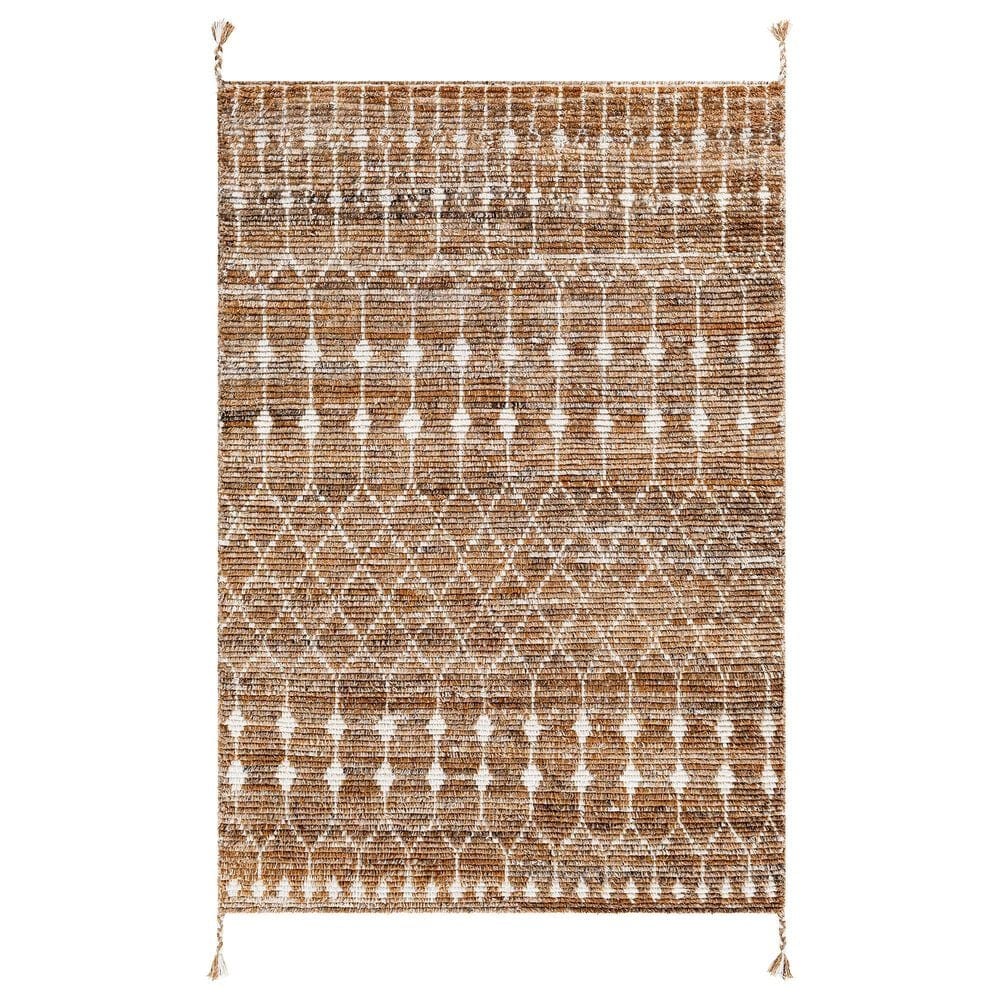Surya Birch 5" x 7"6" Brown, Black and Cream Area Rug, , large