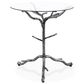 Furniture of America Lalia Side Table with Tempered Glass Top and Tree Branch Base in Gun Metal, , large