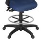 Regency Global Sourcing Comfort Series Multifunctional Swivel Computer Task Chair with Adjustable Arms and Drafting Kit in Navy Blue, , large