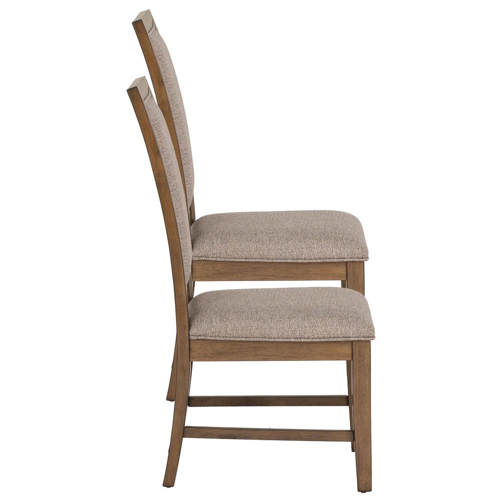 Linon Home Decor Callahan Side Chair in Walnut (Set of 2), , large