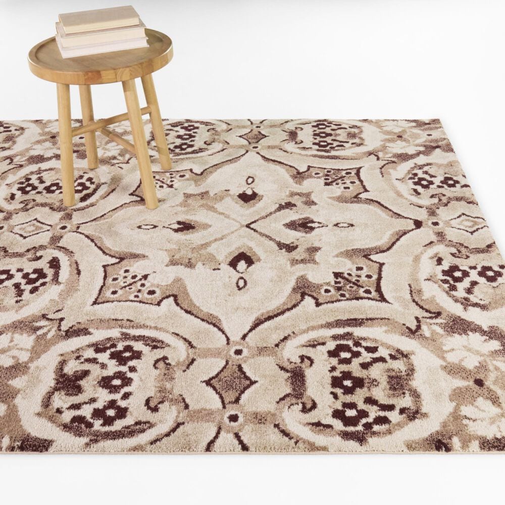 Balta Rugs Reverie Arcas Burgundy 7'10" x 10' Area Rug, , large
