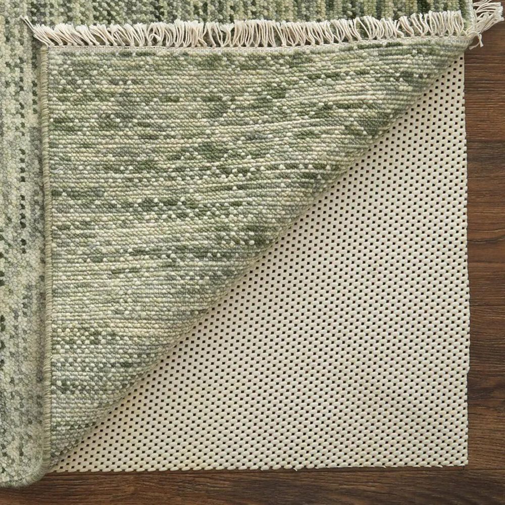 Feizy Branson 2&#39;6&quot; x 12&#39; Green and Ivory Runner, , large