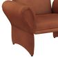 Coaster Liana Accent Armchair in Rust Orange, , large