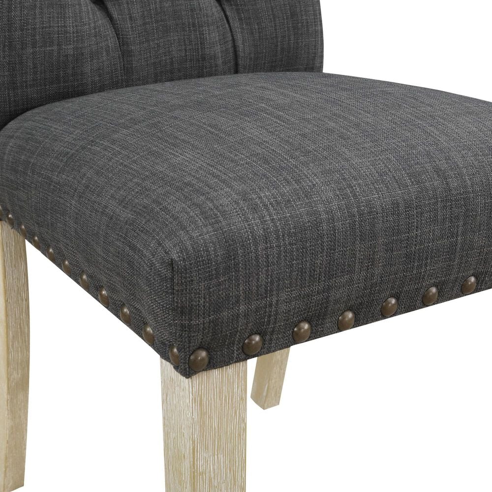 Valor Living Preston Side Chair with Charcoal Cushion (Set of 2), , large