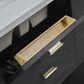 James Martin Vanities Lucian 48" Single Vanity in Carbon Oak with 3 cm Victorian Silver Quartz Top, , large