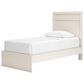 Ashley Stelsie Twin Panel Bed in White, , large