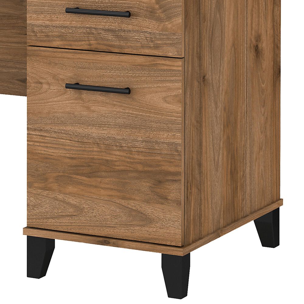 Bush Somerset 60" Office Desk in Fresh Walnut NFM