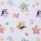 Nojo Baby and Kids Bluey Best Day Ever 4-Piece Toddler Bed Set in Pink, Aqua and Yellow, , large