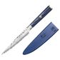 Cangshan Kita 5" Serrated Utility Knife with Sheath in Blue, Black and Silver, , large
