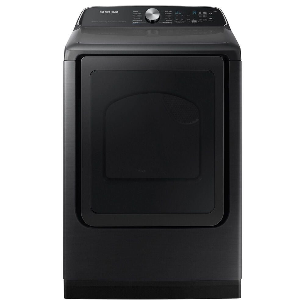 Samsung 7.4 cu. ft. Smart Gas Dryer with Steam Sanitize+ in Brushed Black, , large