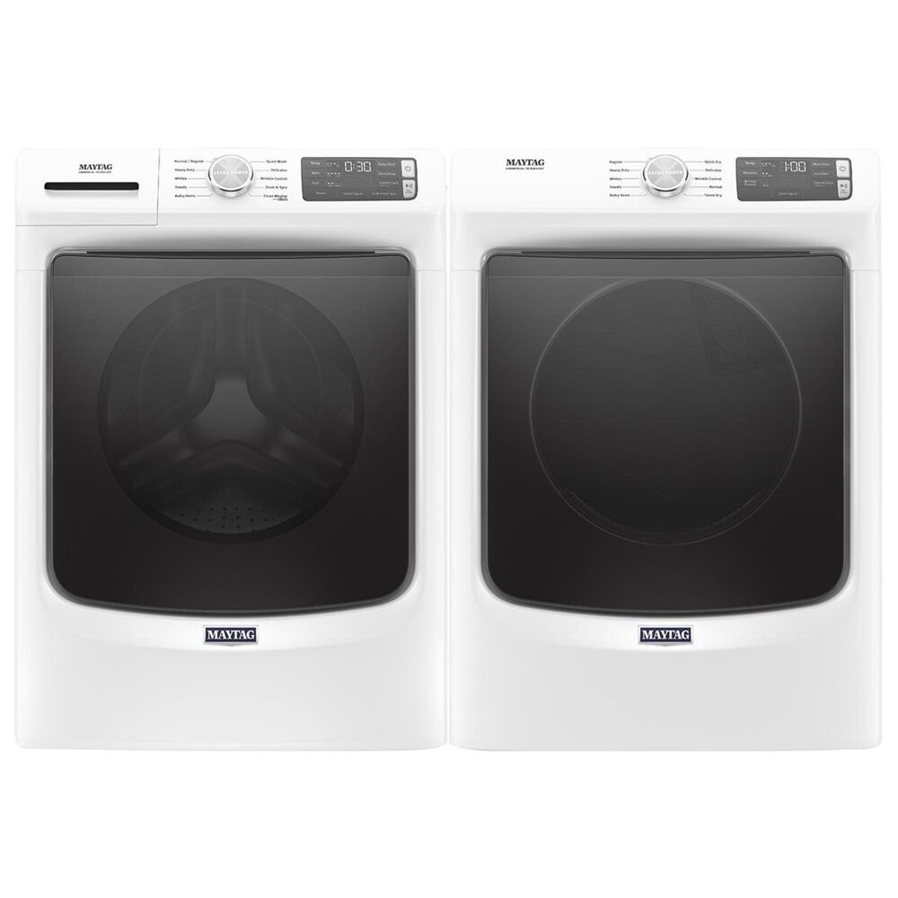 Maytag 4.5 Cu. Ft Front Load Washer with Steam in White, , large