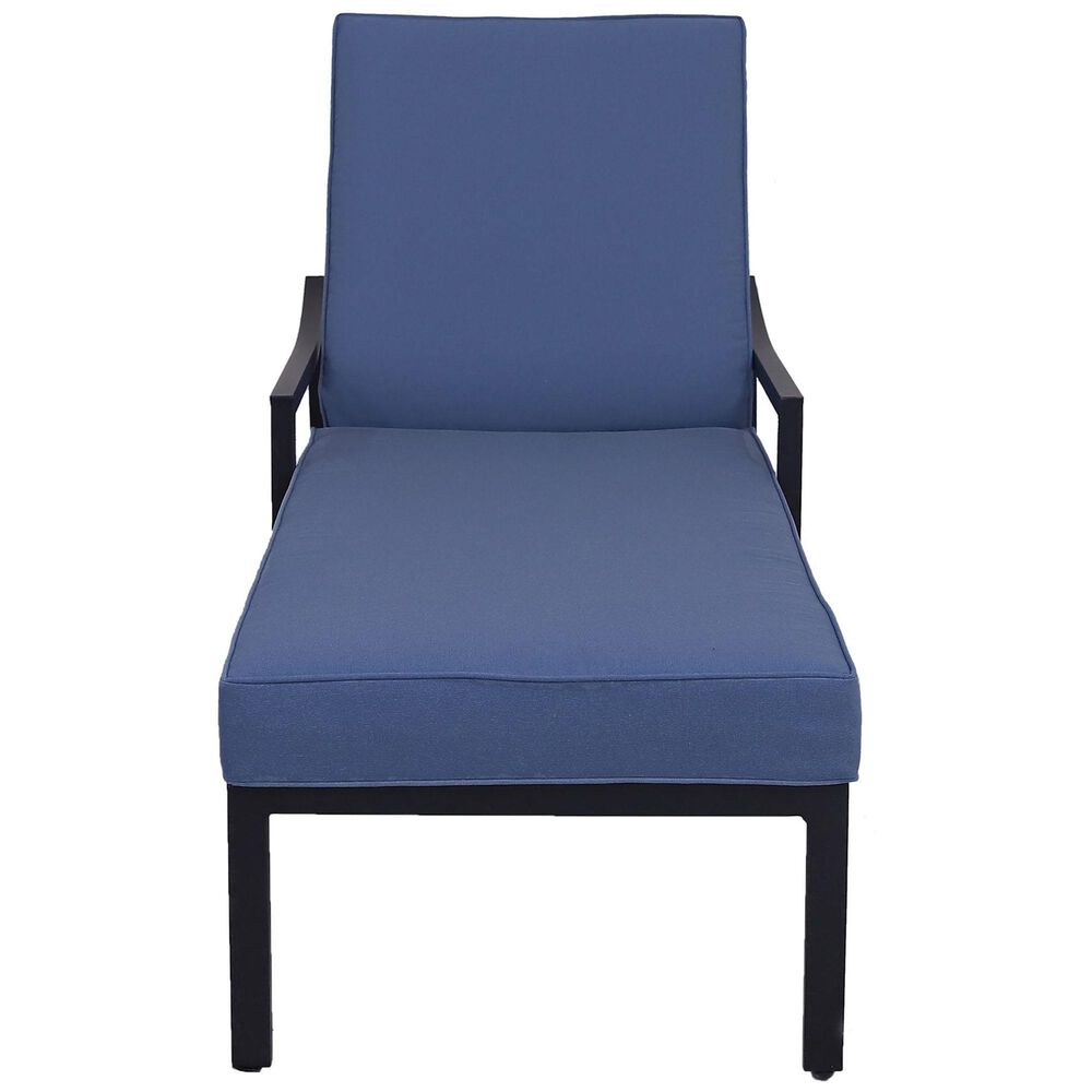 World Source Chaise and Side Table in Splendor Denim, , large
