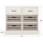 Safavieh Lydia 6-Drawer Chest in Distressed White/Greige, , large