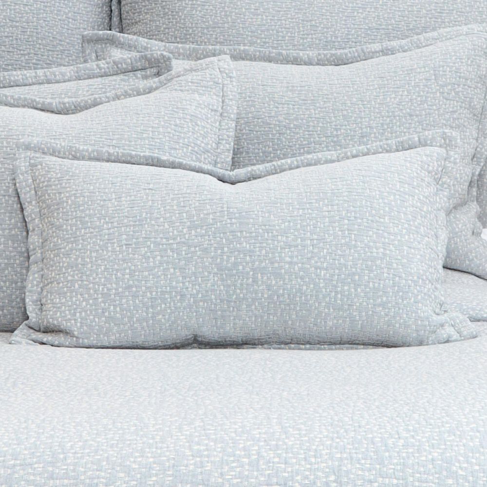 Pom Pom At Home Malibu 14" x 24" Lumbar Throw Pillow in Light Blue, , large
