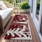 Dalyn Rug Company Wonderland WN32 2"3" x 7"6" Red Indoor/Outdoor Runner, , large