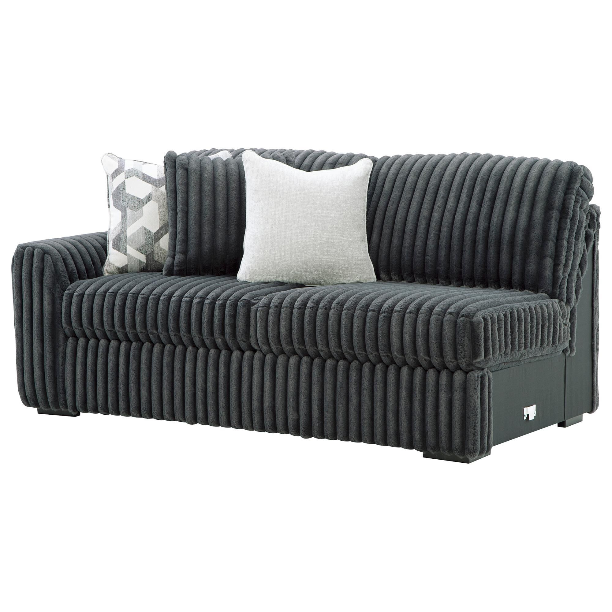 Ashley Midnight-Madness 4-Piece Right Facing Sectional with Chaise
