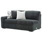 Ashley Midnight-Madness 4-Piece Right Facing Sectional with Chaise in Gunmetal, , large