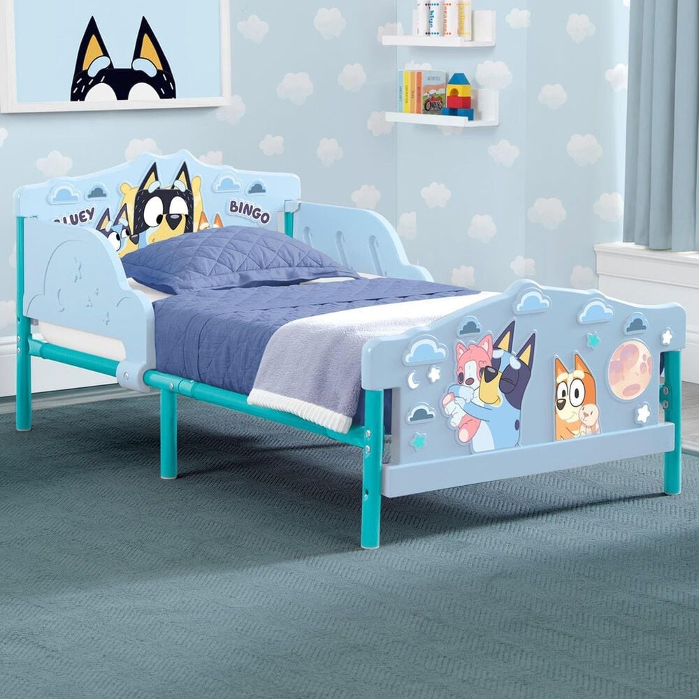 Delta Bluey Toddler Bed in Blue, , large