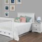 Sorelle Portico 2-Drawer Nightstand in White, , large