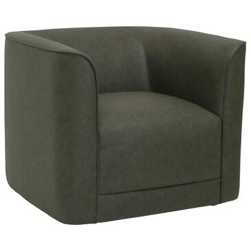 Emerald Home Furnishings Whirlaway Swivel Accent Chair in Olive, , large
