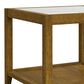 Stickley Furniture Surrey Hills Glass Top End Table in Bay Brown, , large