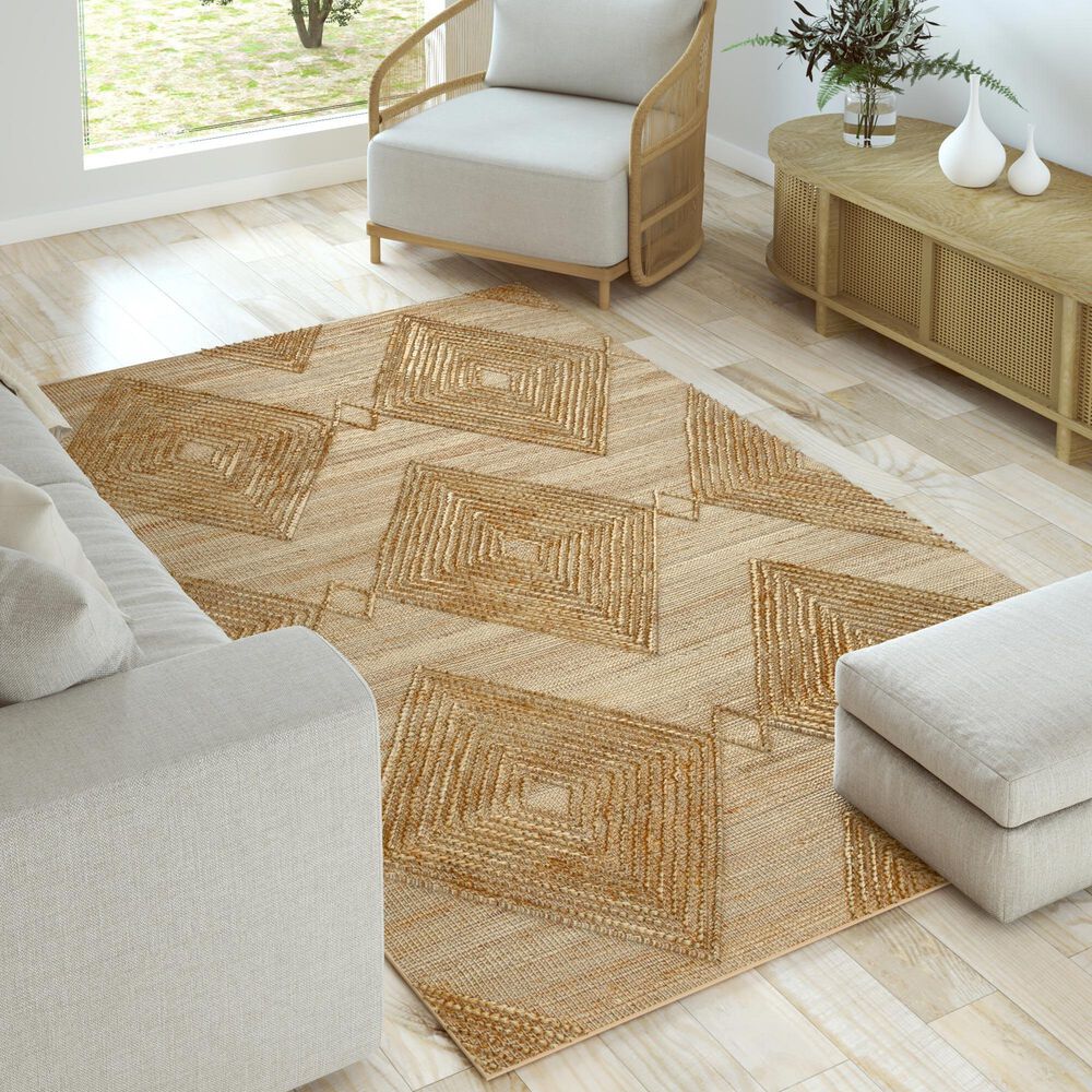 L&amp;R Resources Maples Southwestern Natural 9' x 12' Area Rug, , large