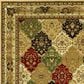 Safavieh Lyndhurst LNH221 8" Round Multicolor and Ivory Area Rug, , large