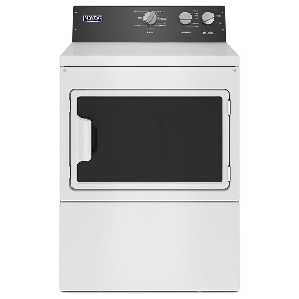 Maytag 7.4 Cu. Ft. Front Load Gas Dryer with IntelliDry Sensor in White, , large