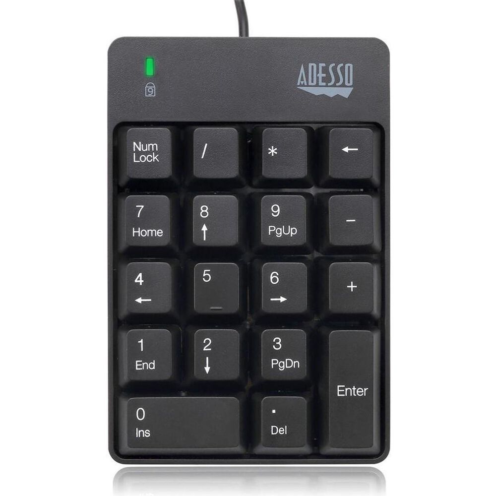 Adesso 18 Key Spill Resistant Numeric Keypad, , large