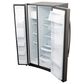 GE Appliances 25.3 Cu. Ft. Side by Side Refrigerator with External Dispenser in Fingerprint Resistant Slate, , large