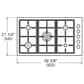 Bertazzoni 36" Professional Gas Cooktop with 5 Brass Burners in Stainless Steel, , large