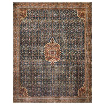 Loloi II Layla LAY-09 2"3" x 3"9" Cobalt Blue and Spice Runner, , large