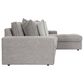 Bernhardt Nest 2-Piece Right Facing Sectional in Nickel, , large