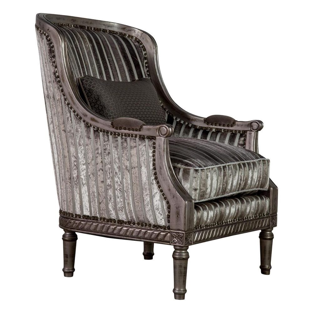 Aria Designs Occasional Chair in Multi-Color Velvet , , large