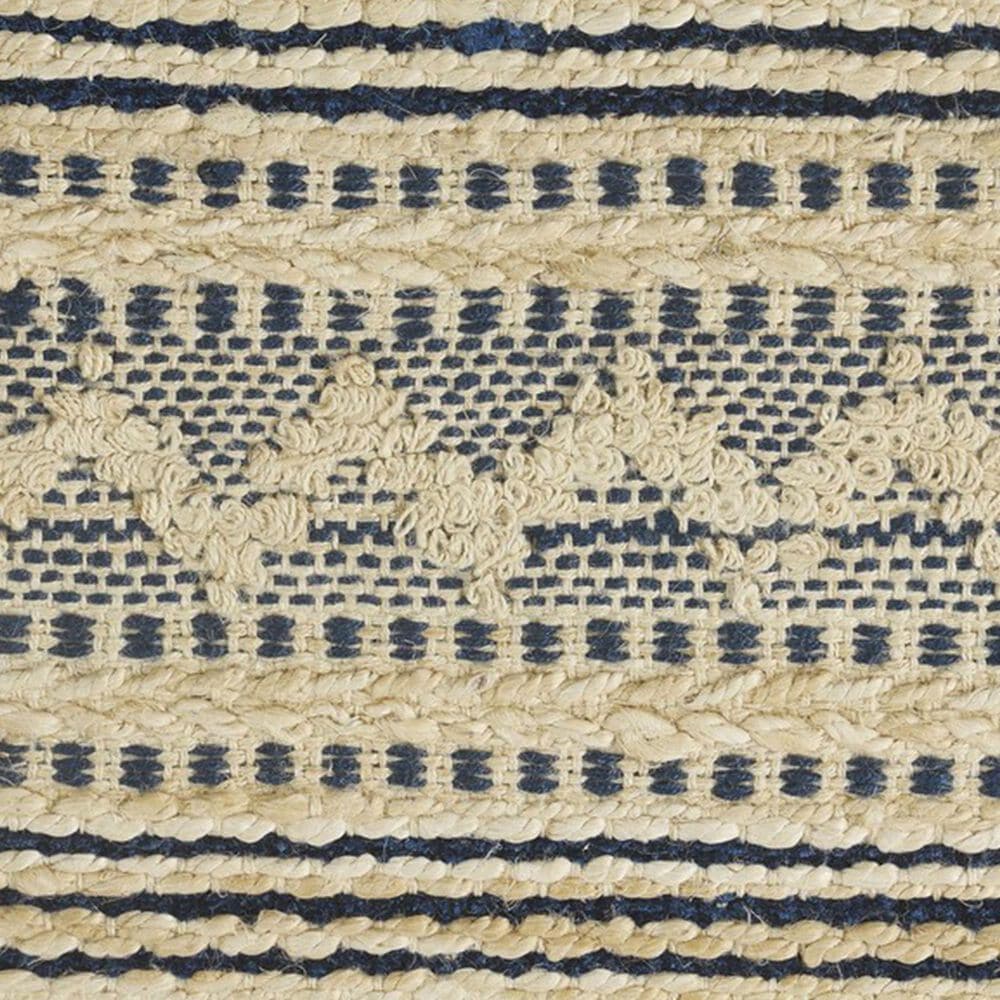 L&amp;R Resources Earth 7&#39;9&quot; x 9&#39;9&quot; Navy and Off White Area Rug, , large