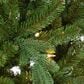 The Gerson Company 7.5" Pre-Lit Artificial Natural Cut Narrow Dover Pine with White Lights in Green, , large