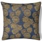 Ann Gish Chrysanthemum 26" Euro Sham in Blue and Gold, , large