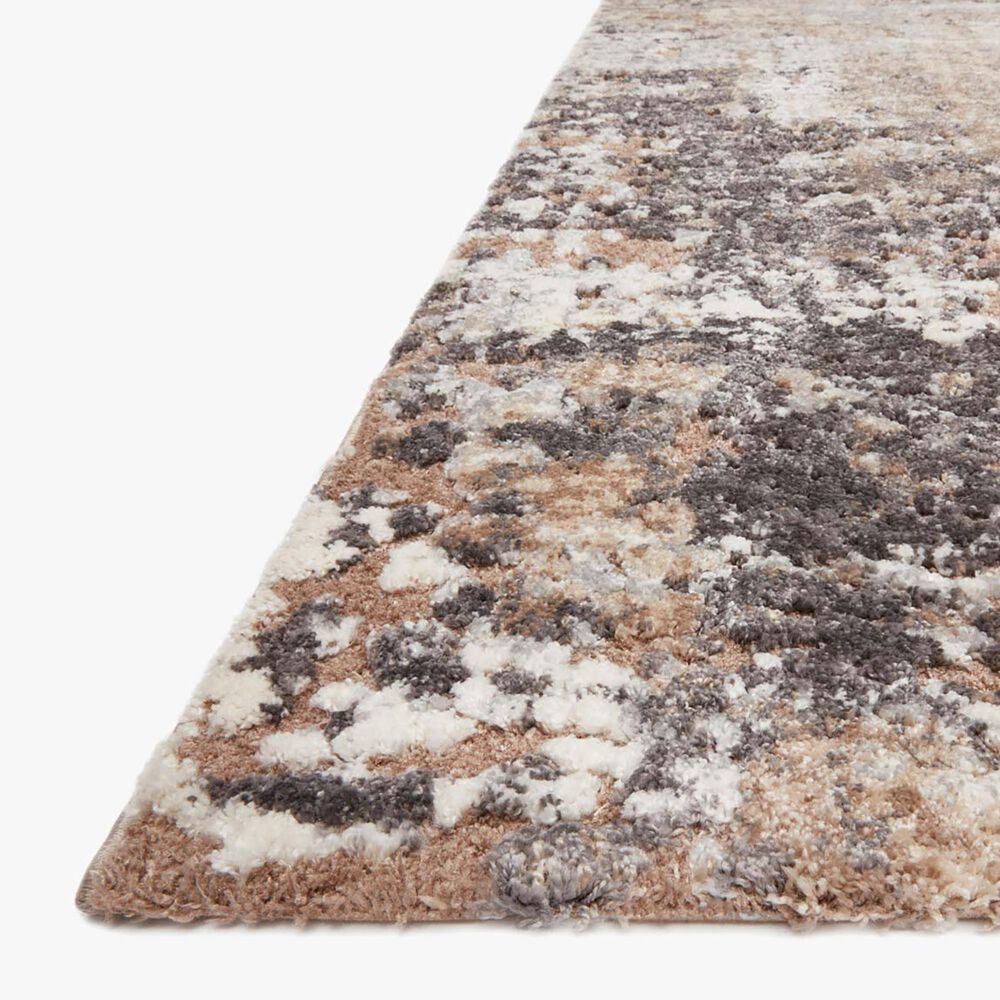Loloi Theory THY-04 2&#39;7&quot; x 7&#39;8&quot; Taupe and Grey, , large