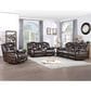 Steve Silver Oportuna Dual-Power Reclining Sofa with Drop-Down Table in Coffee, , large