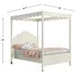 Martin Svensson Home Olivia Full Canopy Panel Bed in French White, , large