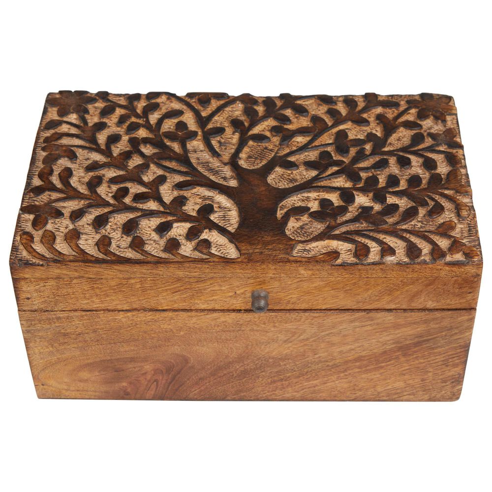 Maple and Jade Rustic Box in Brown &#40;Set of 3&#41;, , large