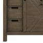 Lexora Home Marsyas 48" Single Bathroom Vanity in Rustic Brown with White Cultured Marble Top and and Rectangular Sink, , large
