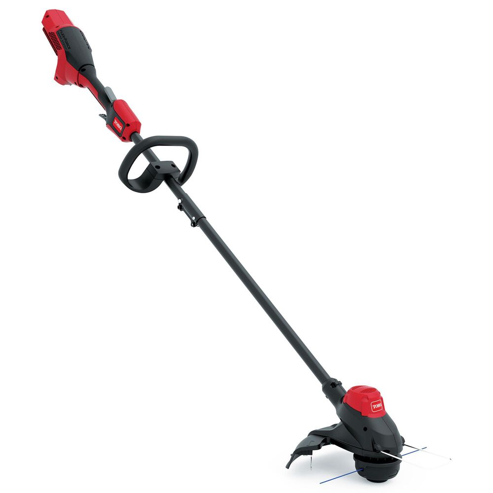 Toro 490 CFM Cordless String Trimmer and Leaf Blower Combo Kit in Red, , large