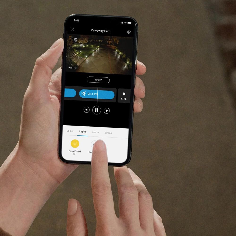 Ring Smart Solar Pathlight in Black, , large