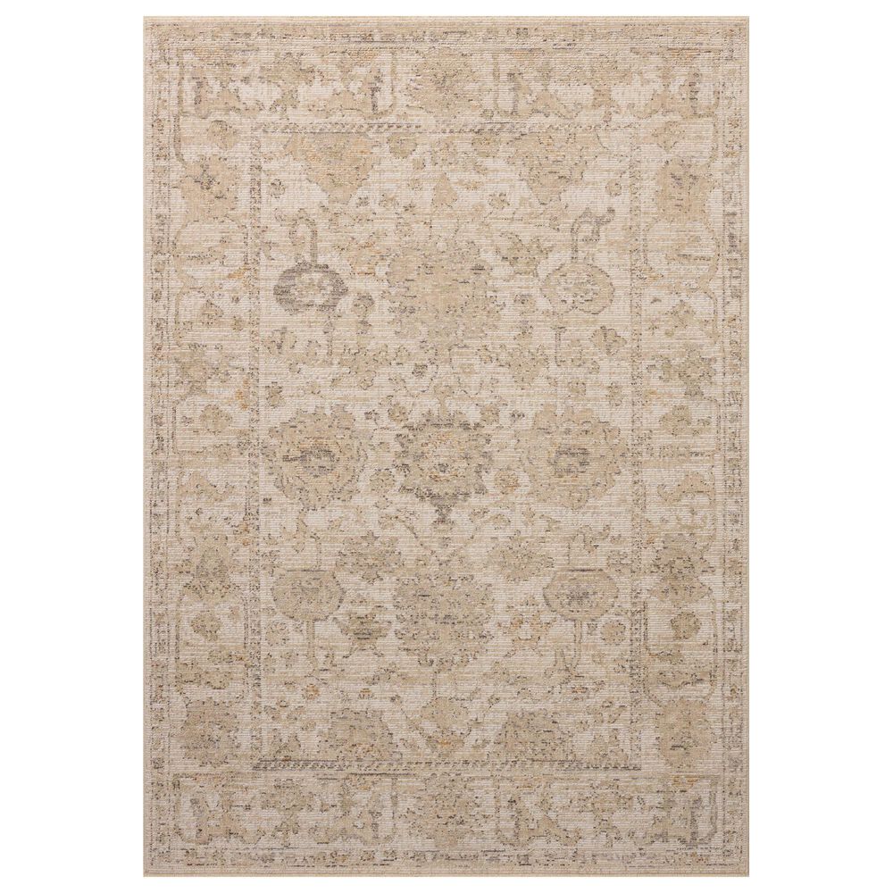 Loloi Milena Ivory and Sand 9"3" Round Area Rug, , large