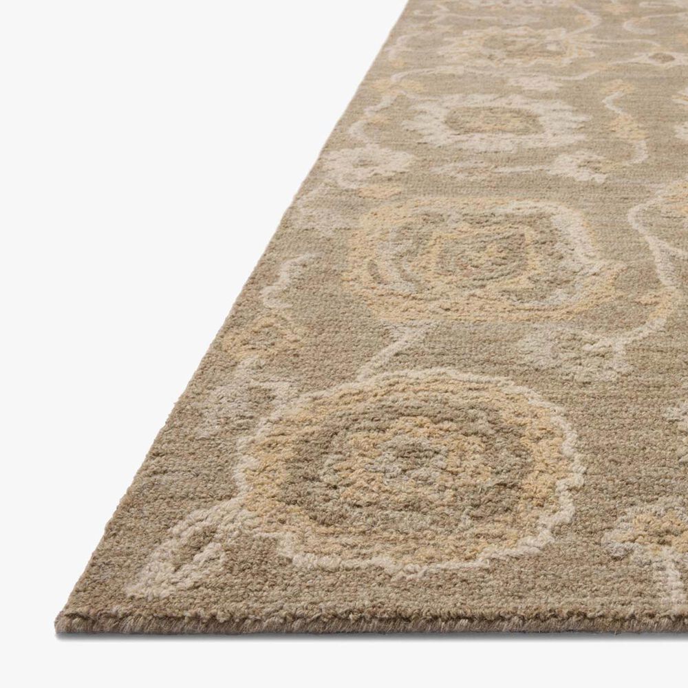 Chris Loves Julia x Loloi Dorothea Oak and Natural 5' x 7'6" Area Rug, , large