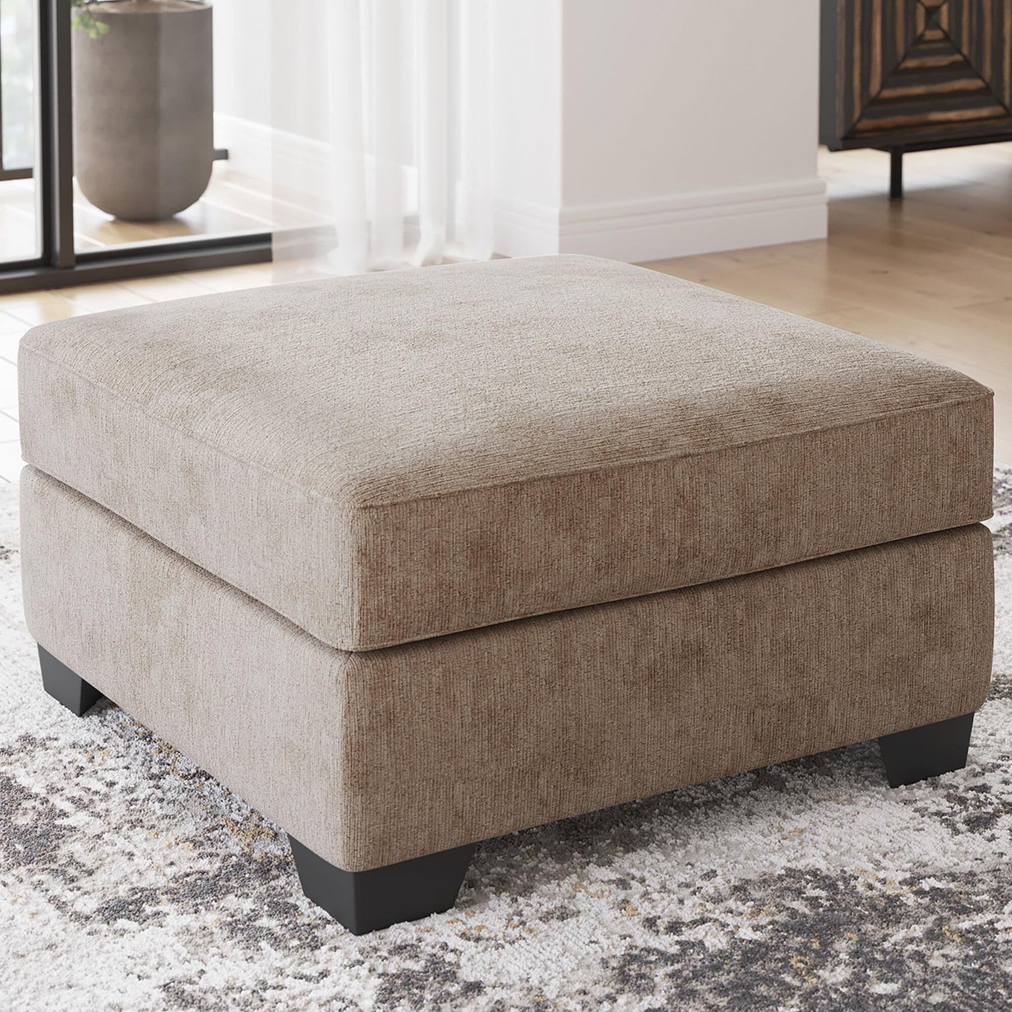 Ashley Olten Oversized Accent Ottoman in Mocha
