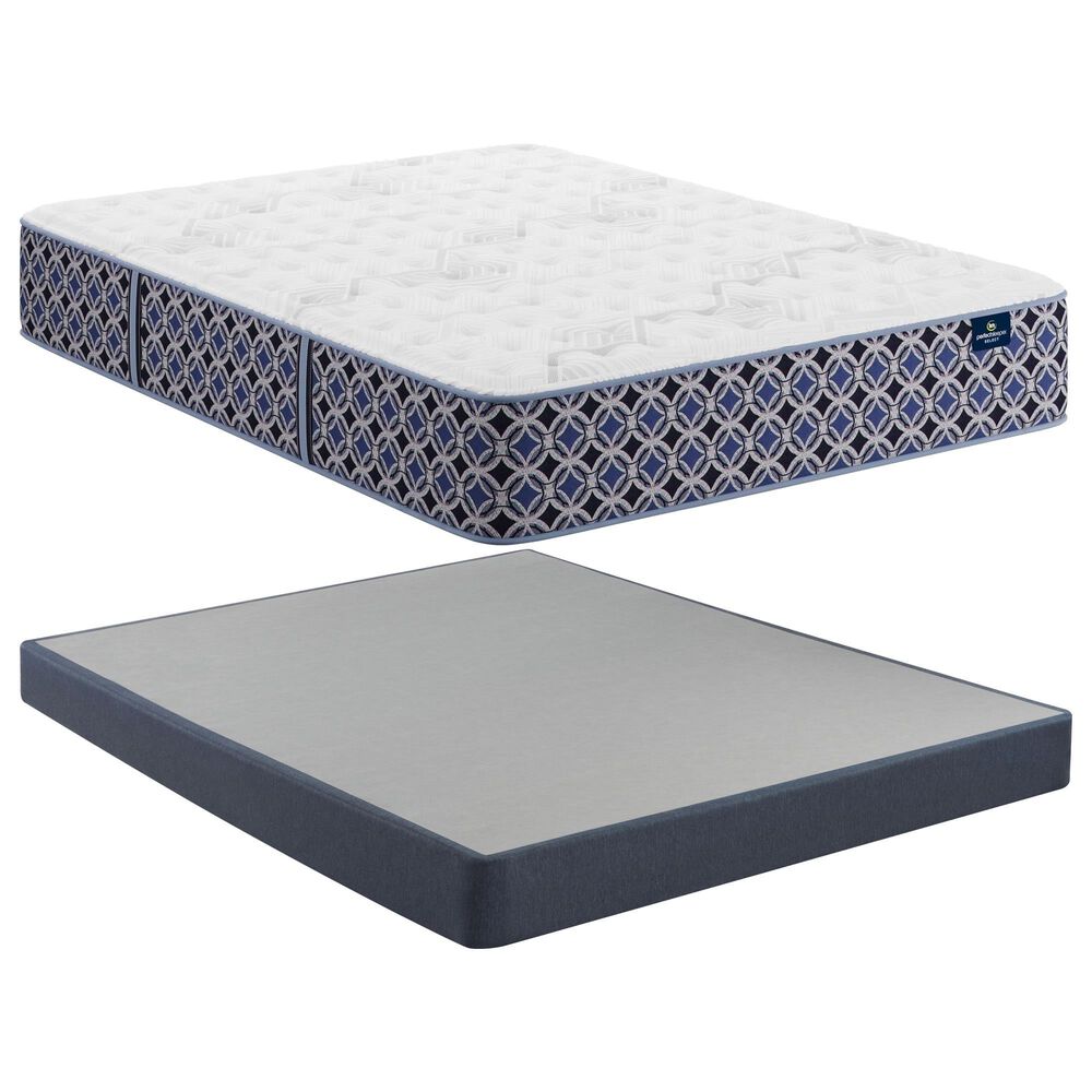 Serta Perfect Sleeper Select Aksarben Medium Queen Mattress with Low Profile Box Spring, , large