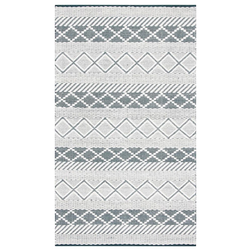 Safavieh Natura NAT854Y 8" x 10" Ivory and Green Area Rug, , large